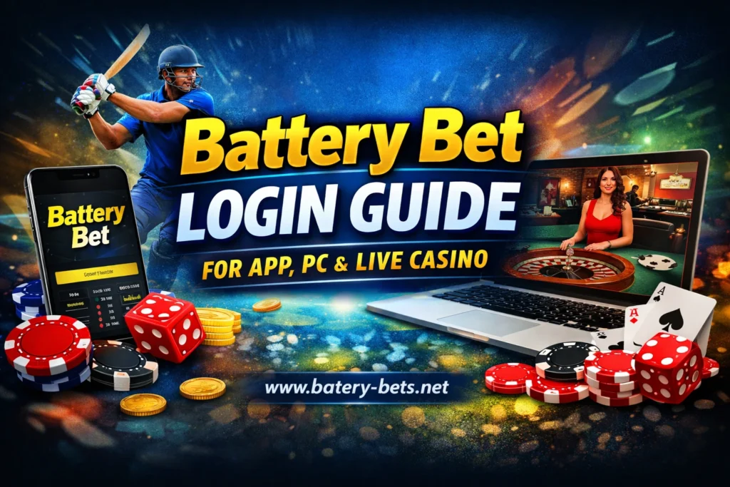Mahadev Book and Battery Bet ID login for online cricket betting