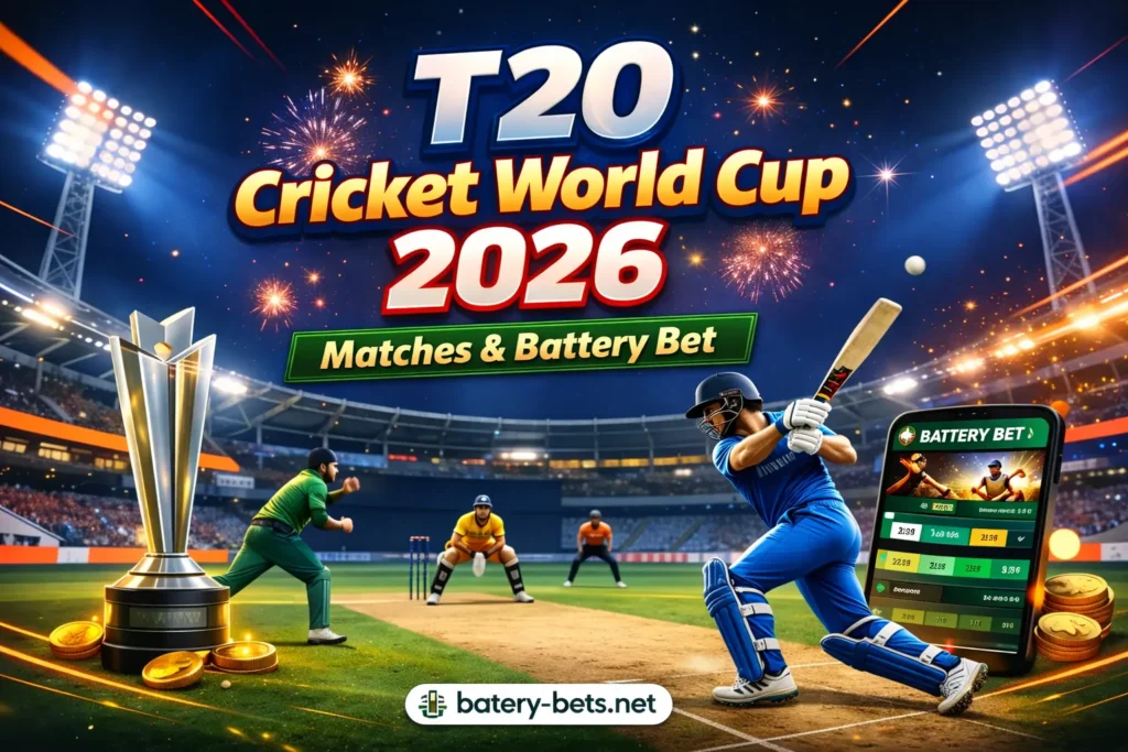 T20 Cricket World Cup 2026 teams standings upcoming matches and battery bet cricket betting markets